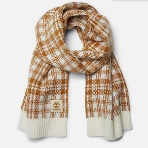 Timberland Buffalo Cozy Plaid Knit Scarf One Size New Sealed in Original Package